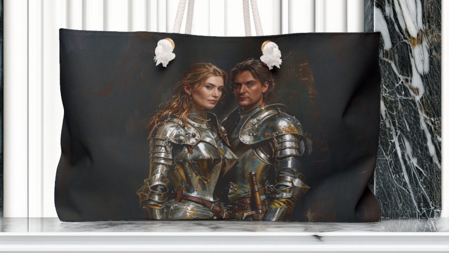 Your personalized  Weekender Bag "Your face or the face of anyone you choose on Weekender Bag ."