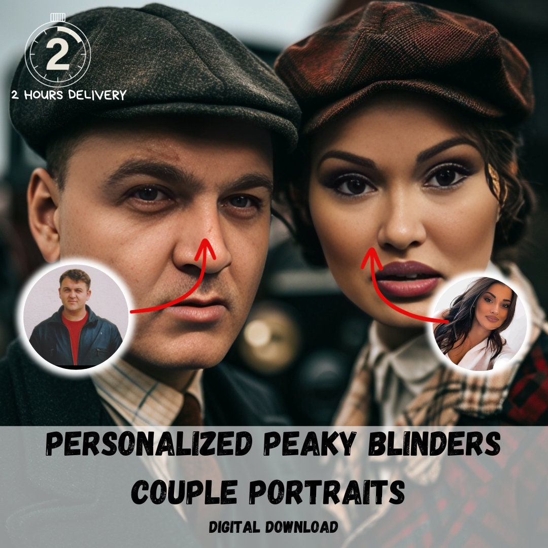 personalized custom mafia peaky blinders style ,wall art,gift,gift for her,personalized prints,peaky blinders couple,royal couple ,luxury