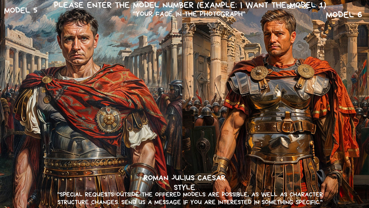 personalized man portrait roman julius caesar style ,,wall art,gift,best gift,personalized prints,gift for him, ,personal portrait,