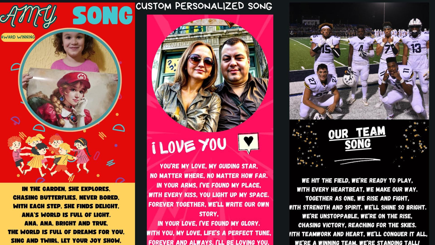 Personalized Song, Custom Lyrics, Custom Music Gift, Birthday Song, Personalized Wedding Song, Gift for Couple, Gift for Bestfriend, MP3