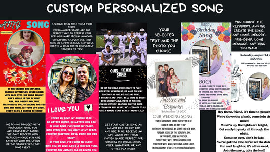 Personalized Song, Custom Lyrics, Custom Music Gift, Birthday Song, Personalized Wedding Song, Gift for Couple, Gift for Bestfriend, MP3